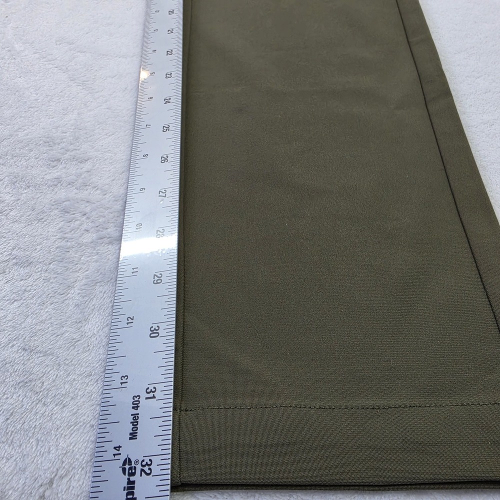 Fabletics Pants Mens 30x34 Olive Green Slim Fit Stretch Workwear Casual Chino - Picture 8 of 12